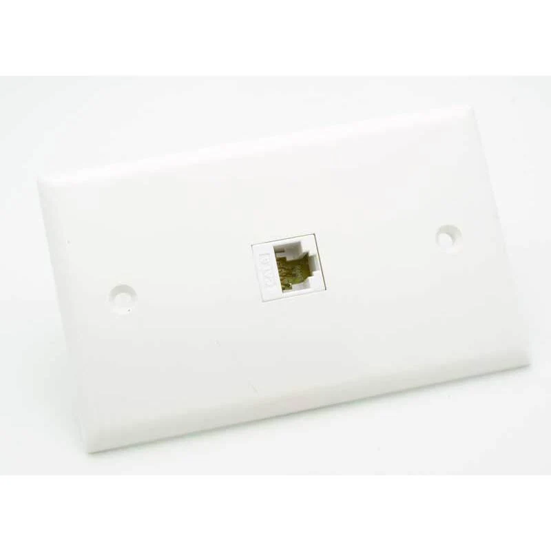 RJ-45 CAT-6 Female - Female Keystone Coupler - White - Image 3