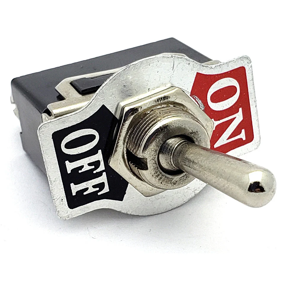 SPST Bat Handle Toggle Switch On-Off 10A CES 66-1620
