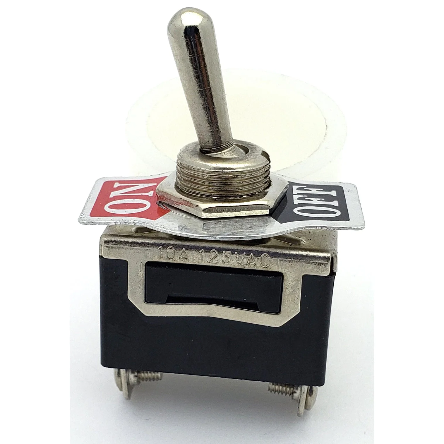 SPST Bat Handle Toggle Switch On-Off 10A CES 66-1620 - Image 2