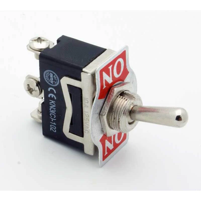 SPDT Bat Handle Toggle Switch On-On 10A