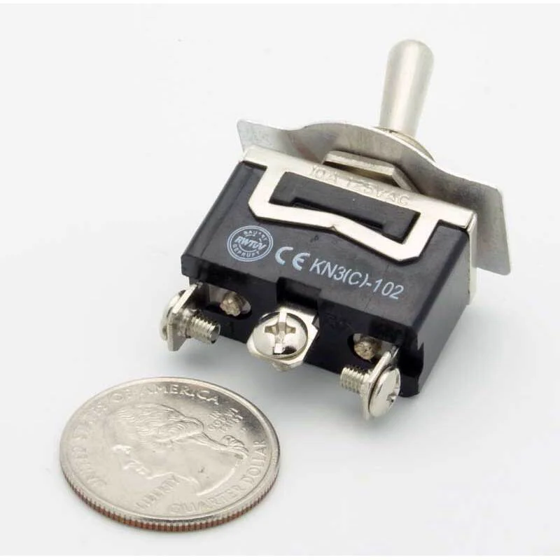 SPDT Bat Handle Toggle Switch On-On 10A - Image 3