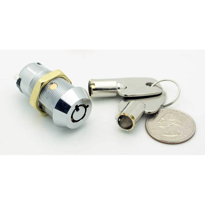 SPST Key Switch w/2 Keys - Image 2