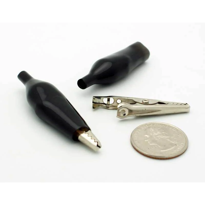 Alligator Clip 1.75" - Black - 10 Pack - Image 2