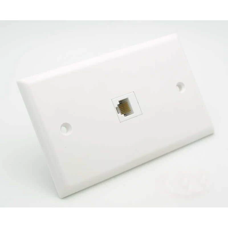 RJ-12 / Telephone Keystone Jack - White - Image 4