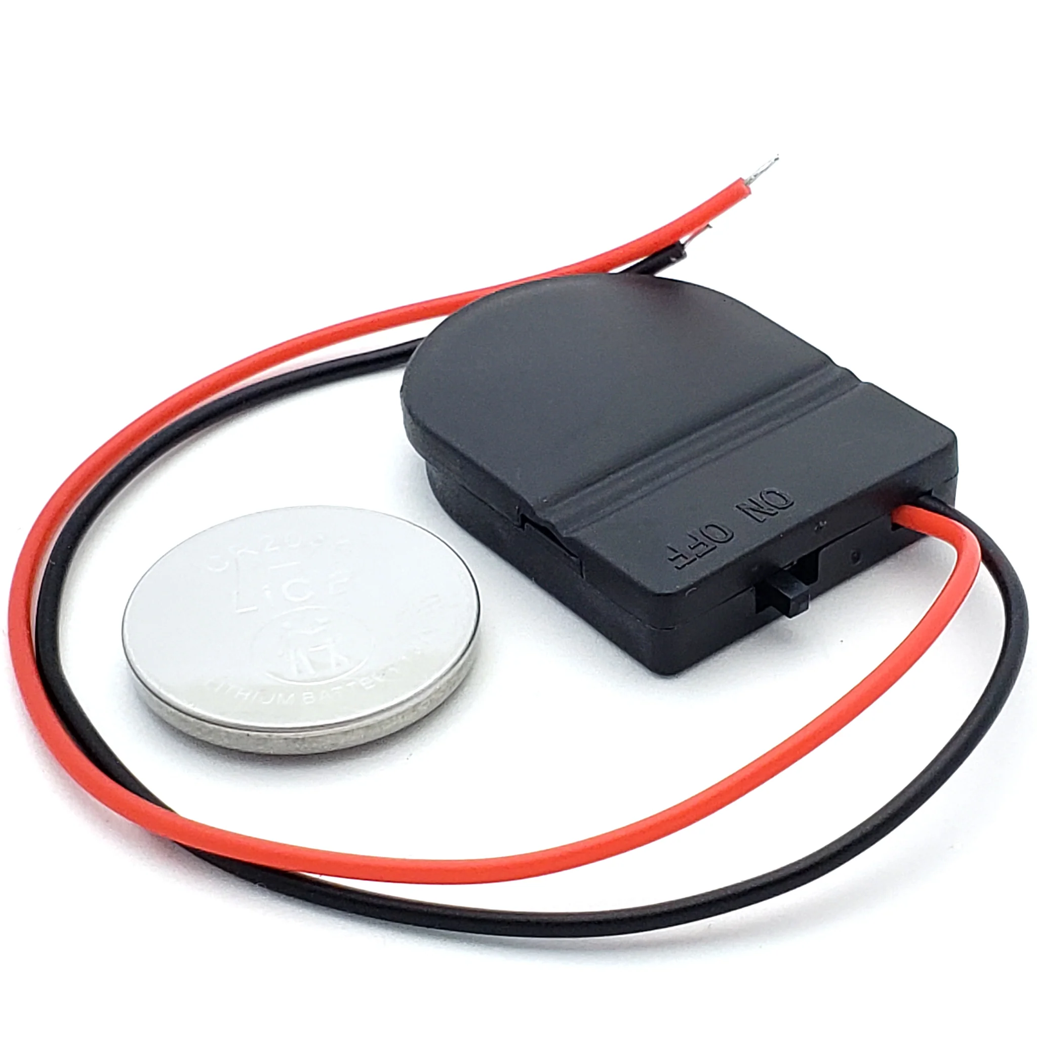 CR2032 Battery Holder With Switch and Leads (3V) - Image 2