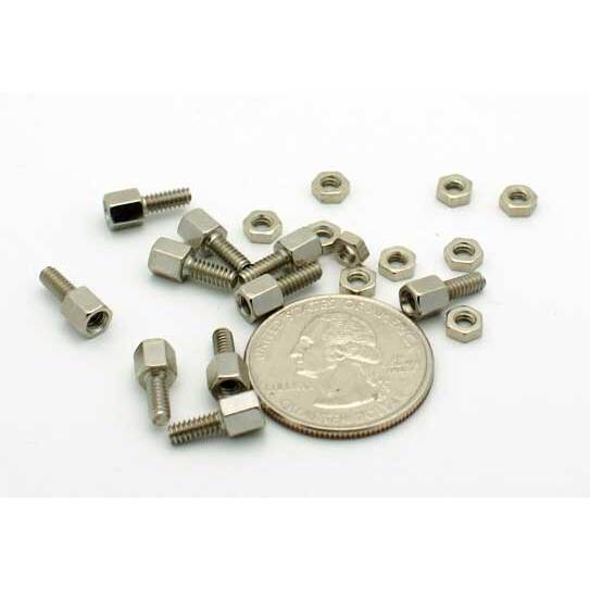 D-Sub Hex Screw / Standoff w/Nuts, 100 Pack - Image 2