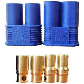 EC8 Connector Male/Female Pair - 10 Pair Pack
