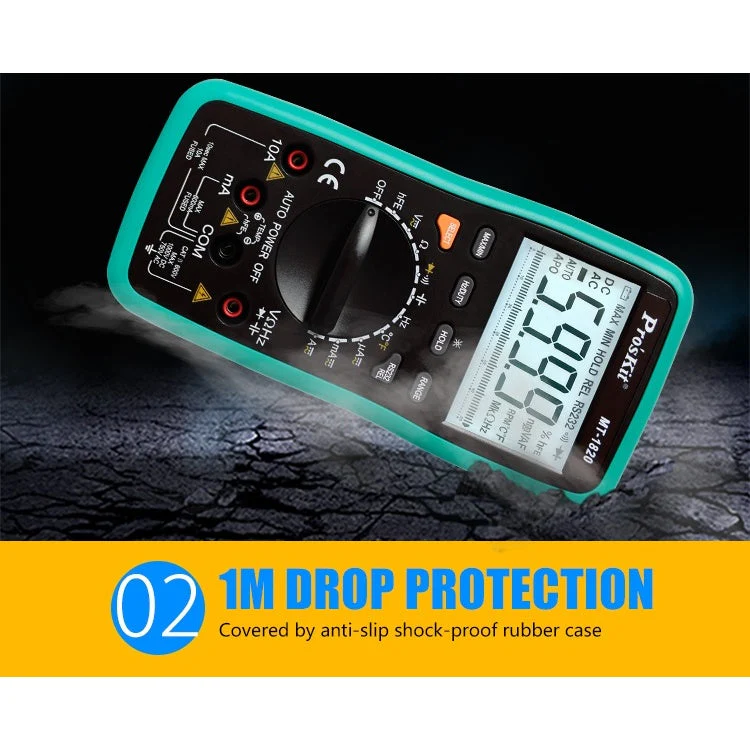 Pro'sKit MT-1820 3 5/6 Dual Display Multimeter w/ USB Connector - Image 6