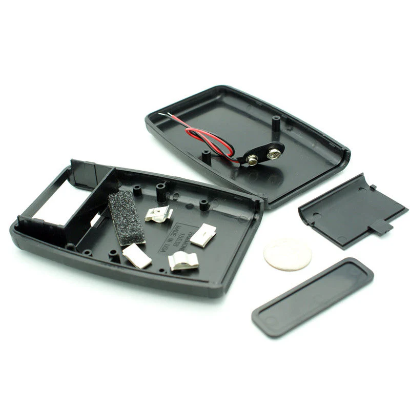 117 x 79 x 24MM ABS Soft Sided HandHeld Case +Battery Door Black - Image 4