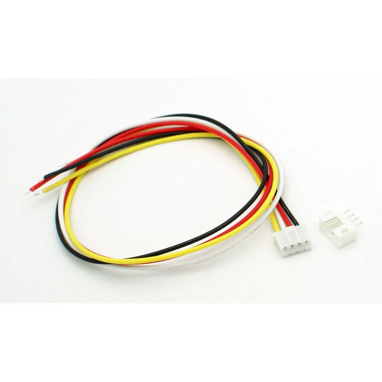 JST PH 2.0 4-Pin Connector - Male/Female Pair - Pre-wired