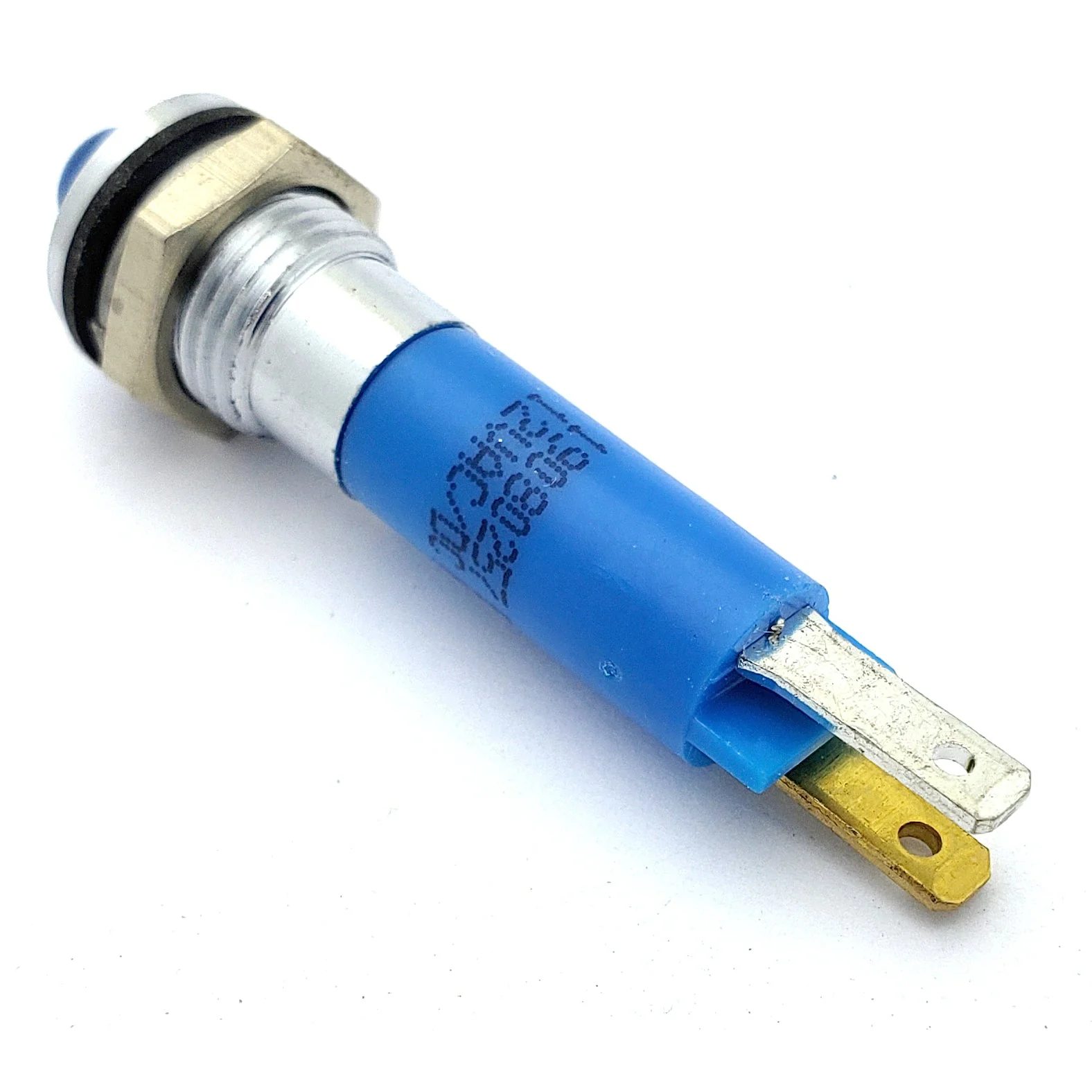 Linrose Blue 12VDC/AC Ultrabright LED 8mm Panel Mount - Image 3