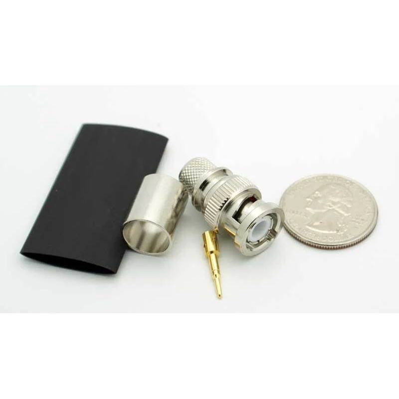 BNC Male 3 Piece Crimp Connector for LMR400 - Image 2