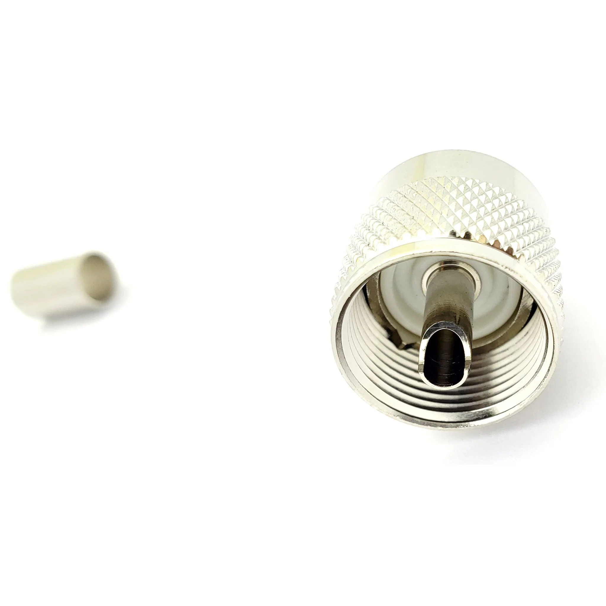 UHF Male 2 Piece Crimp Connector for LMR-240 (PL-259) - Image 3