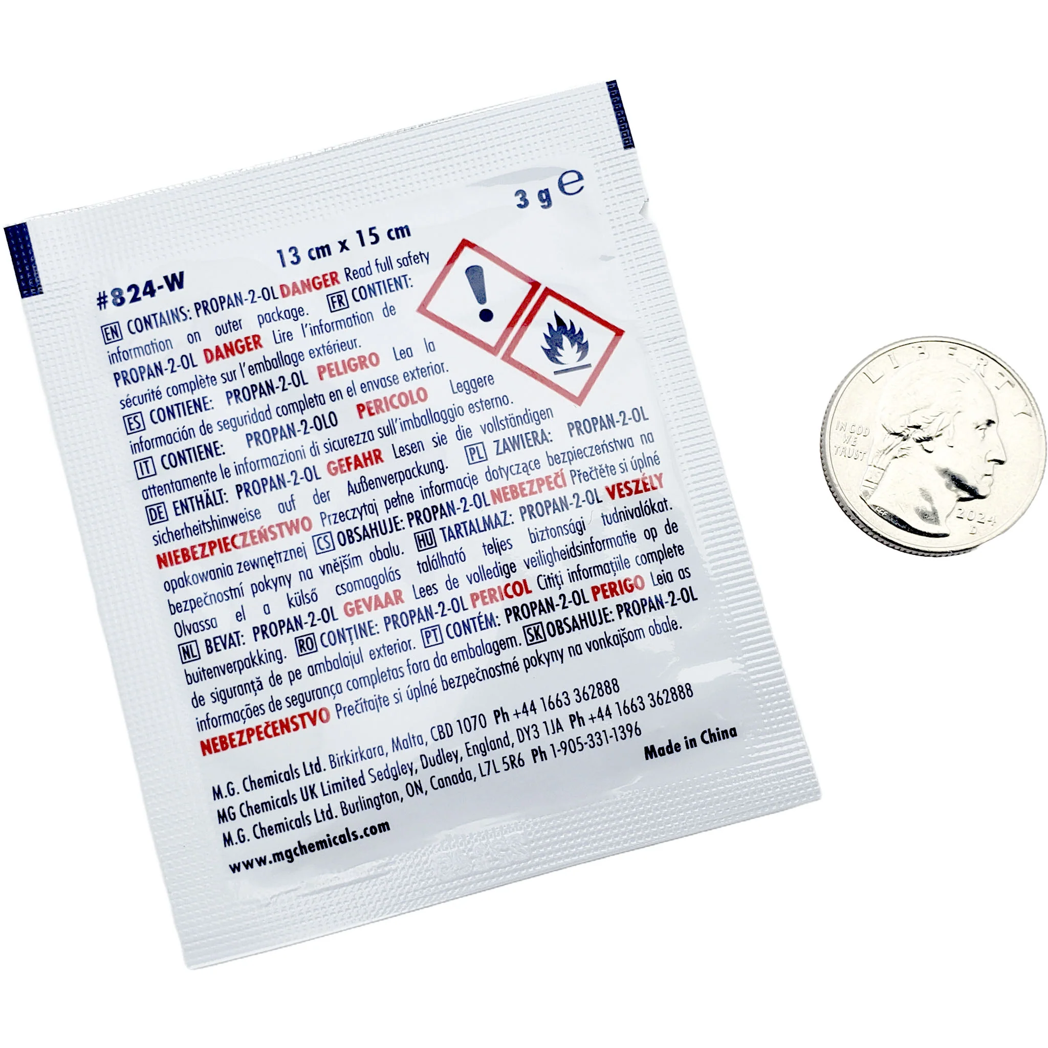 MG Isopropyl Alcohol Wipe - 50 Pack - Image 5