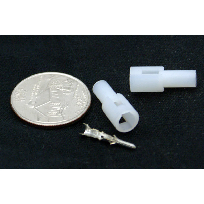 1 Pin Molex .062 Male Plug Connector w/Pins 03-06-2011
