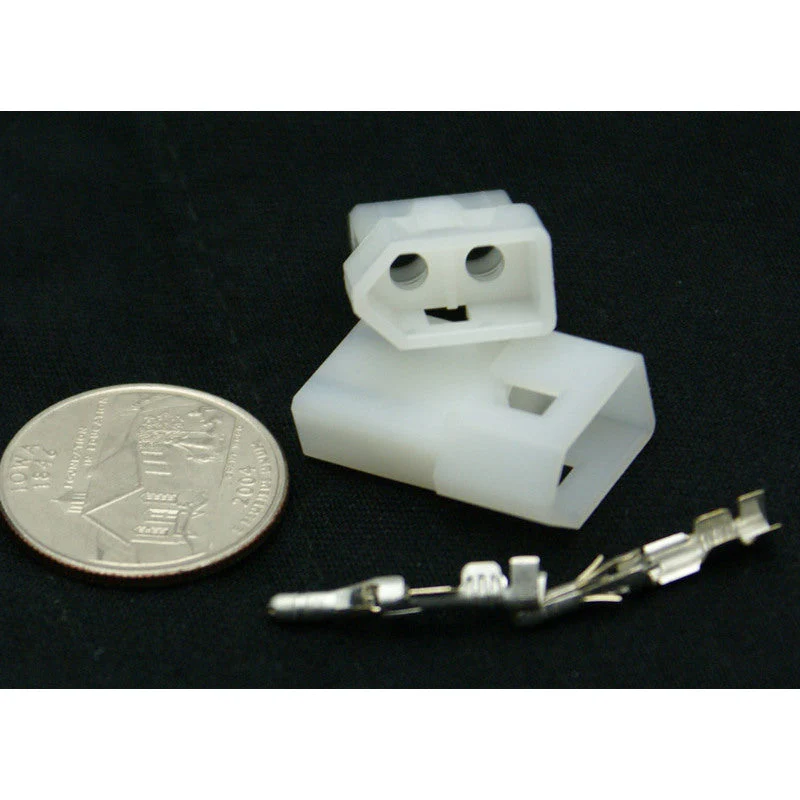 2 Pin Molex .093 Male Plug Connector w/Pins 03-09-2022