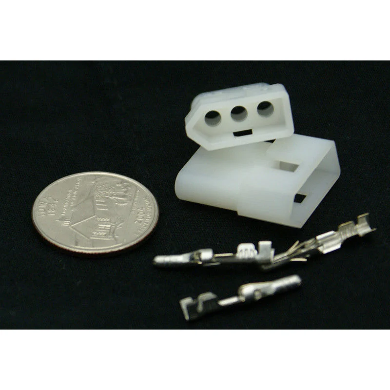 3 Pin Molex .093 Male Plug Connector w/Pins 03-09-2032