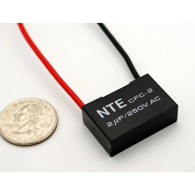 2 MFD 250VAC Motor Start Capacitor