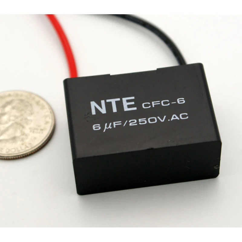 6 MFD 250VAC Motor Start Capacitor
