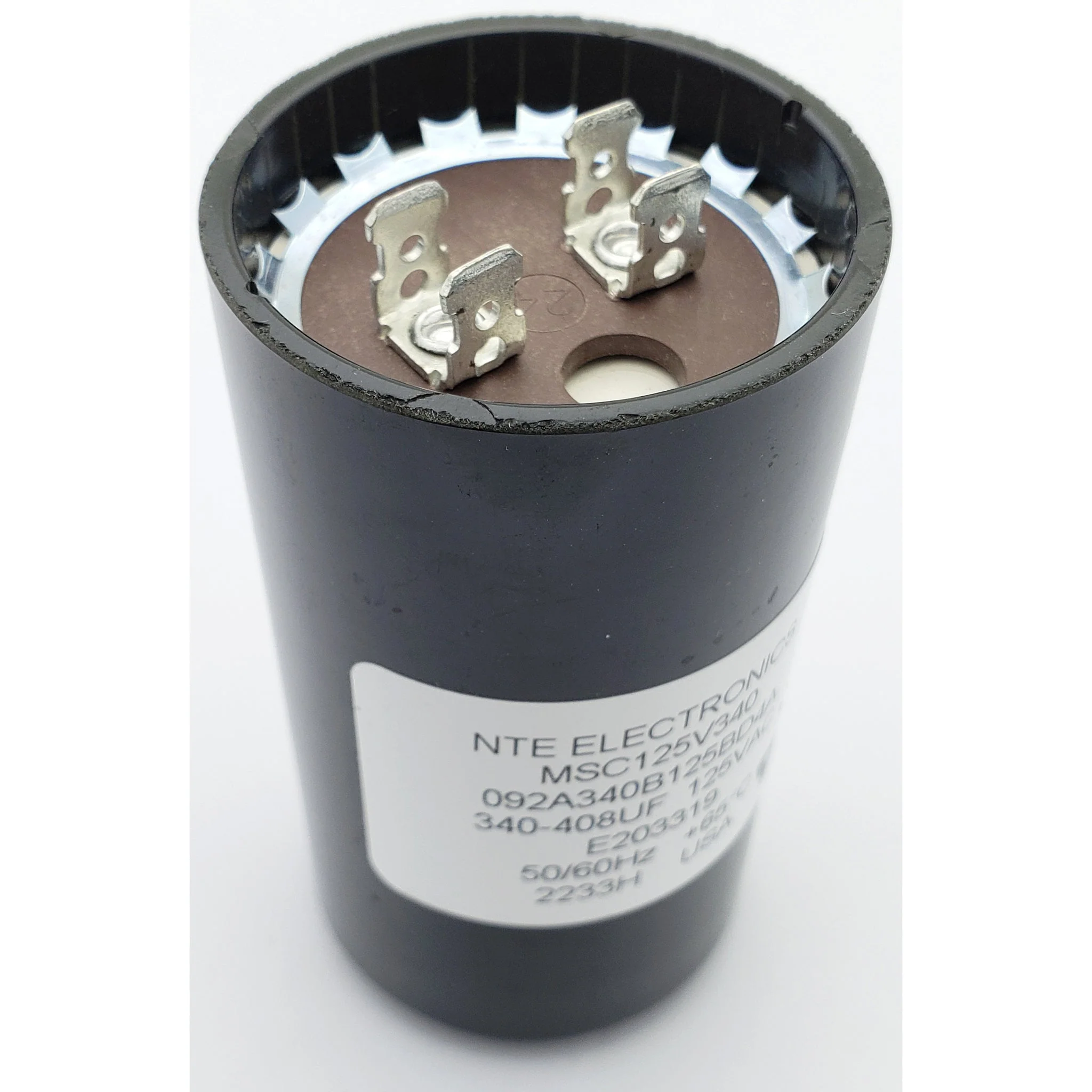 340-408 MFD 125VAC Motor Start Capacitor - Image 2