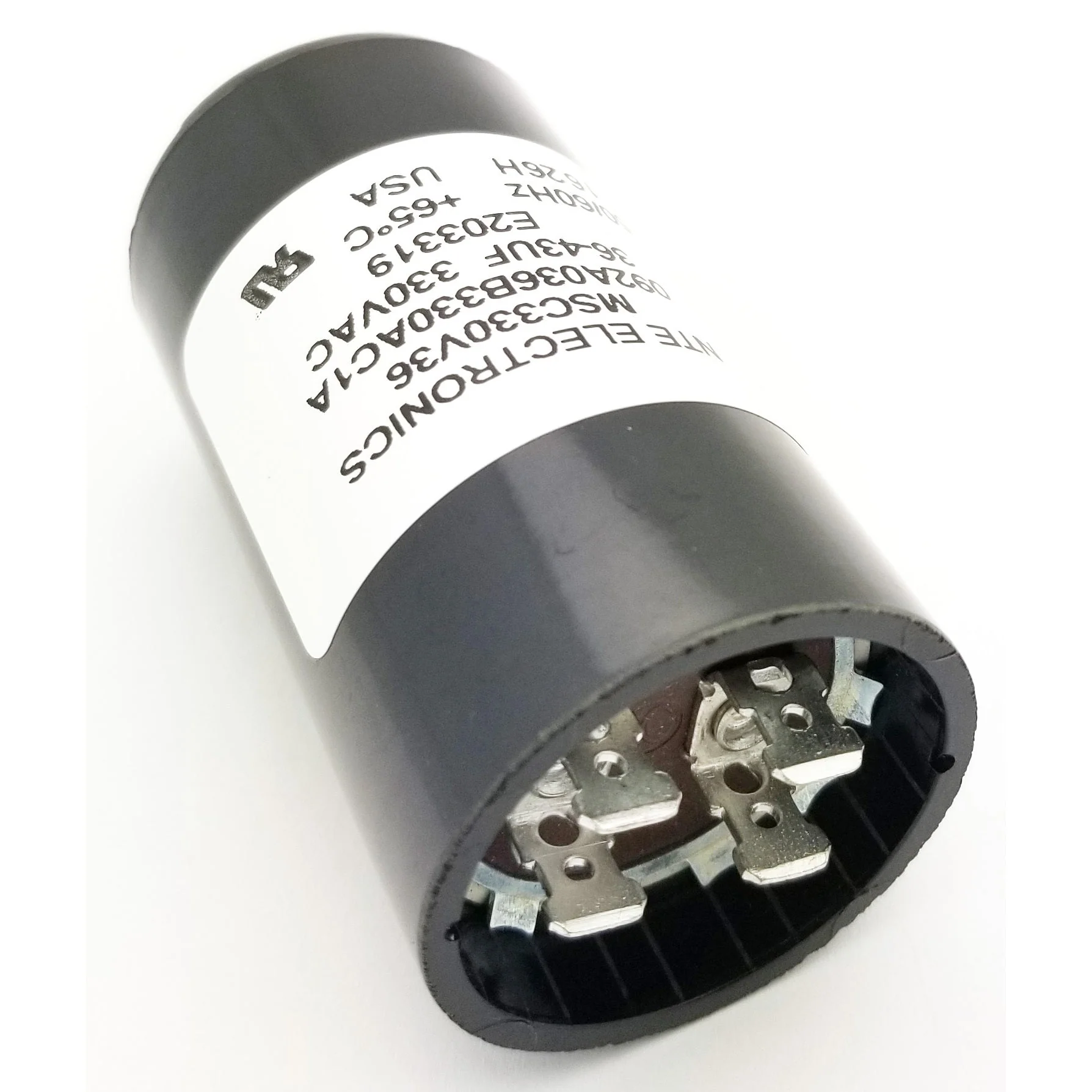 36-43 MFD 330VAC Motor Start Capacitor - Image 2
