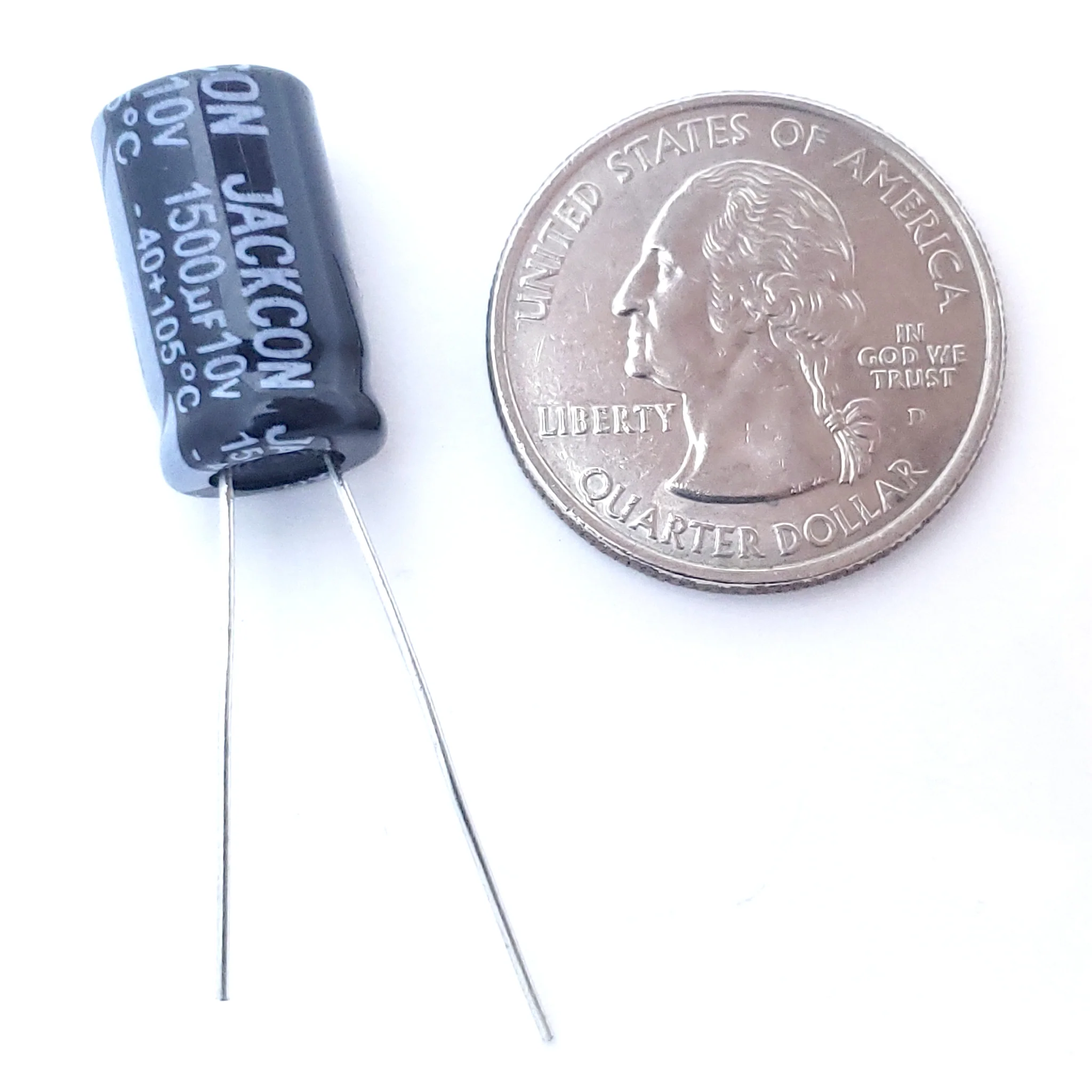 1500uF 10 Volt Electrolytic Capacitor - Image 2