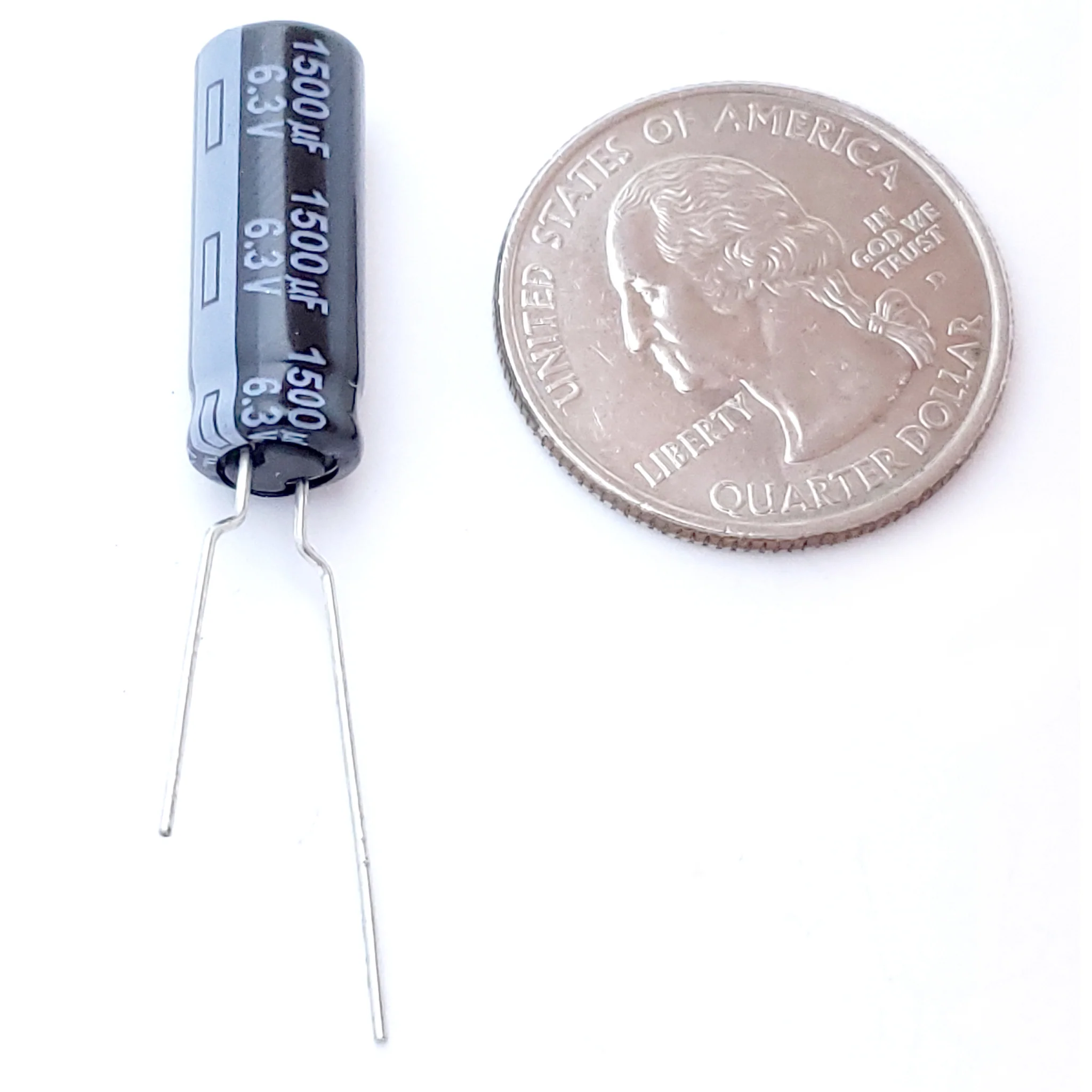 1500uF 6.3 Volt Electrolytic Capacitor - Image 2
