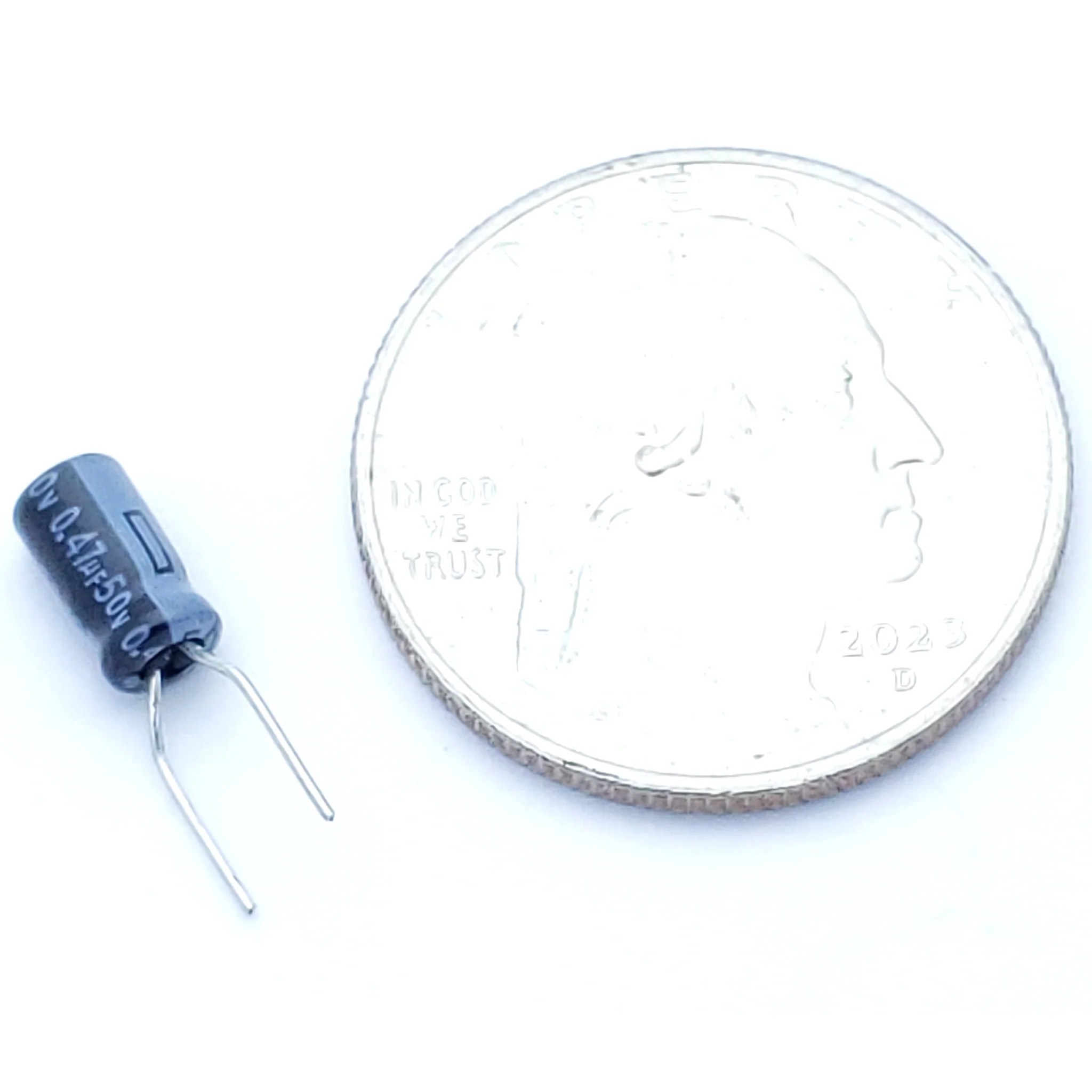 0.47uF 50 Volt Electrolytic Capacitor - Image 2