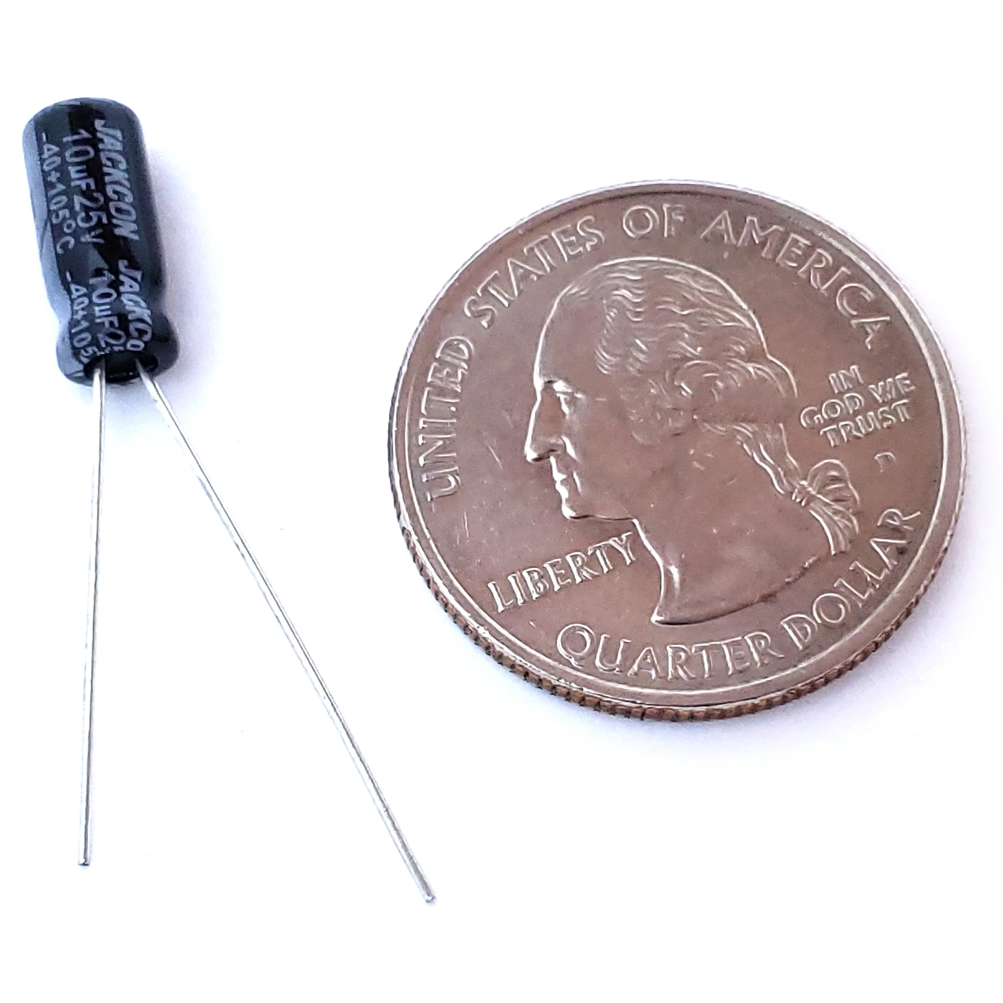 10uF 25 Volt Electrolytic Capacitor - Image 2