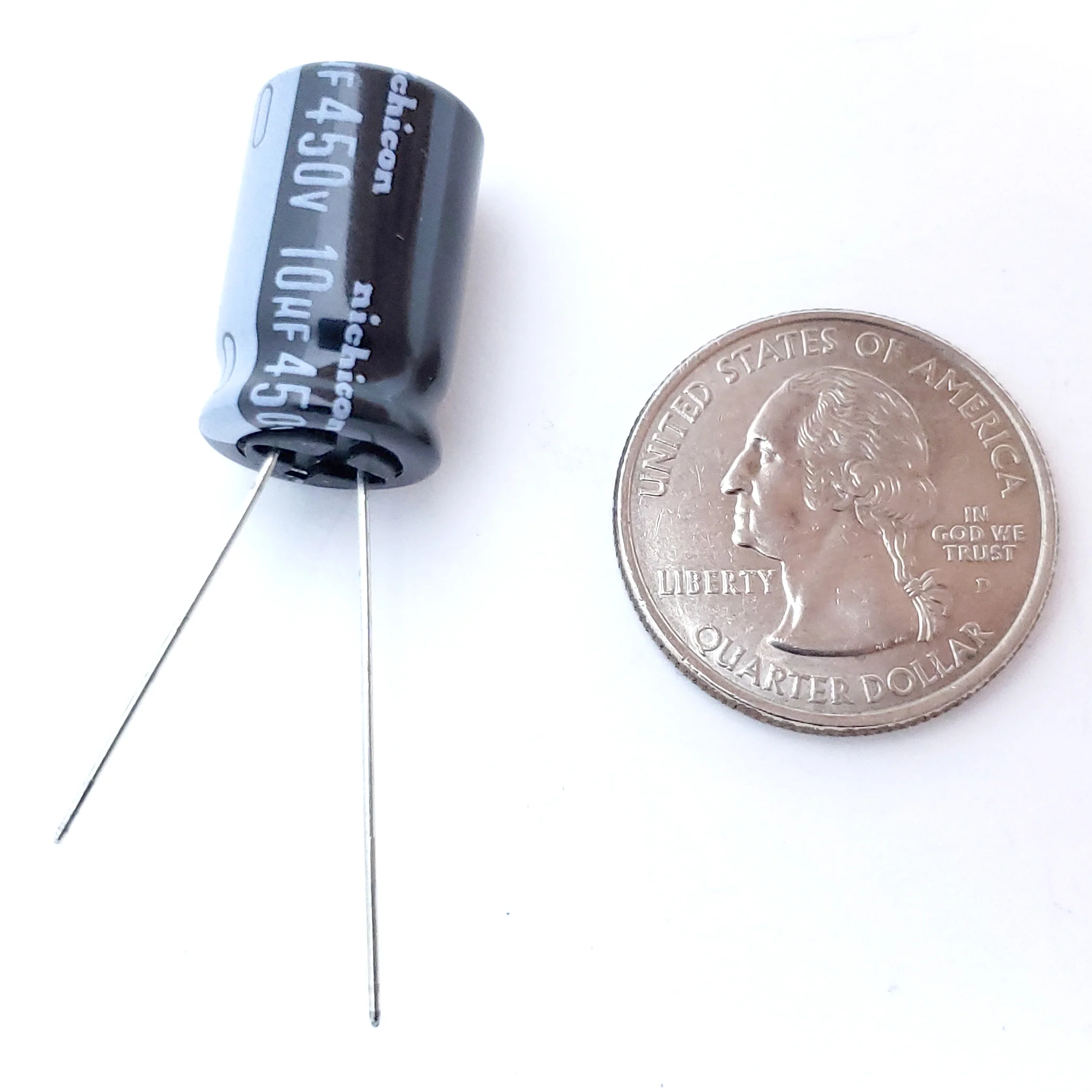 10uF 450 Volt Electrolytic Capacitor - Image 2