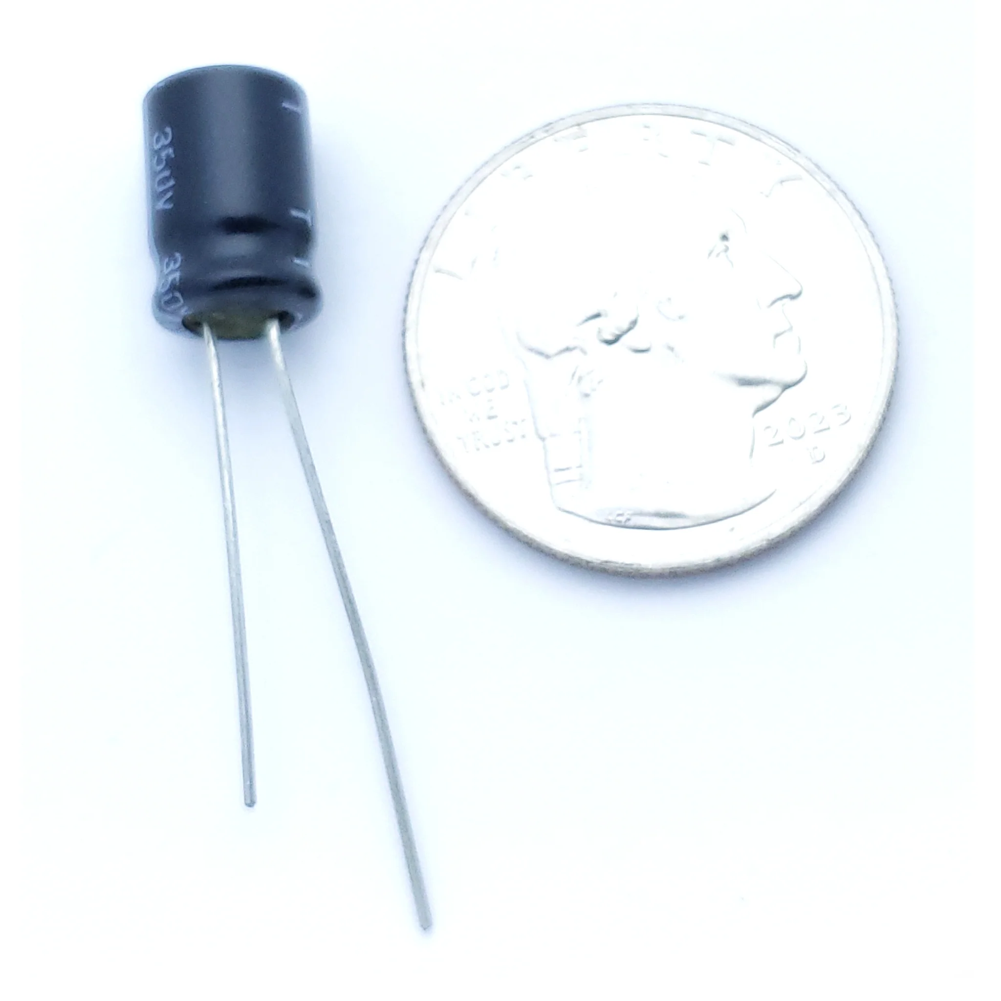 1uF 350 Volt Electrolytic Capacitor - Image 2