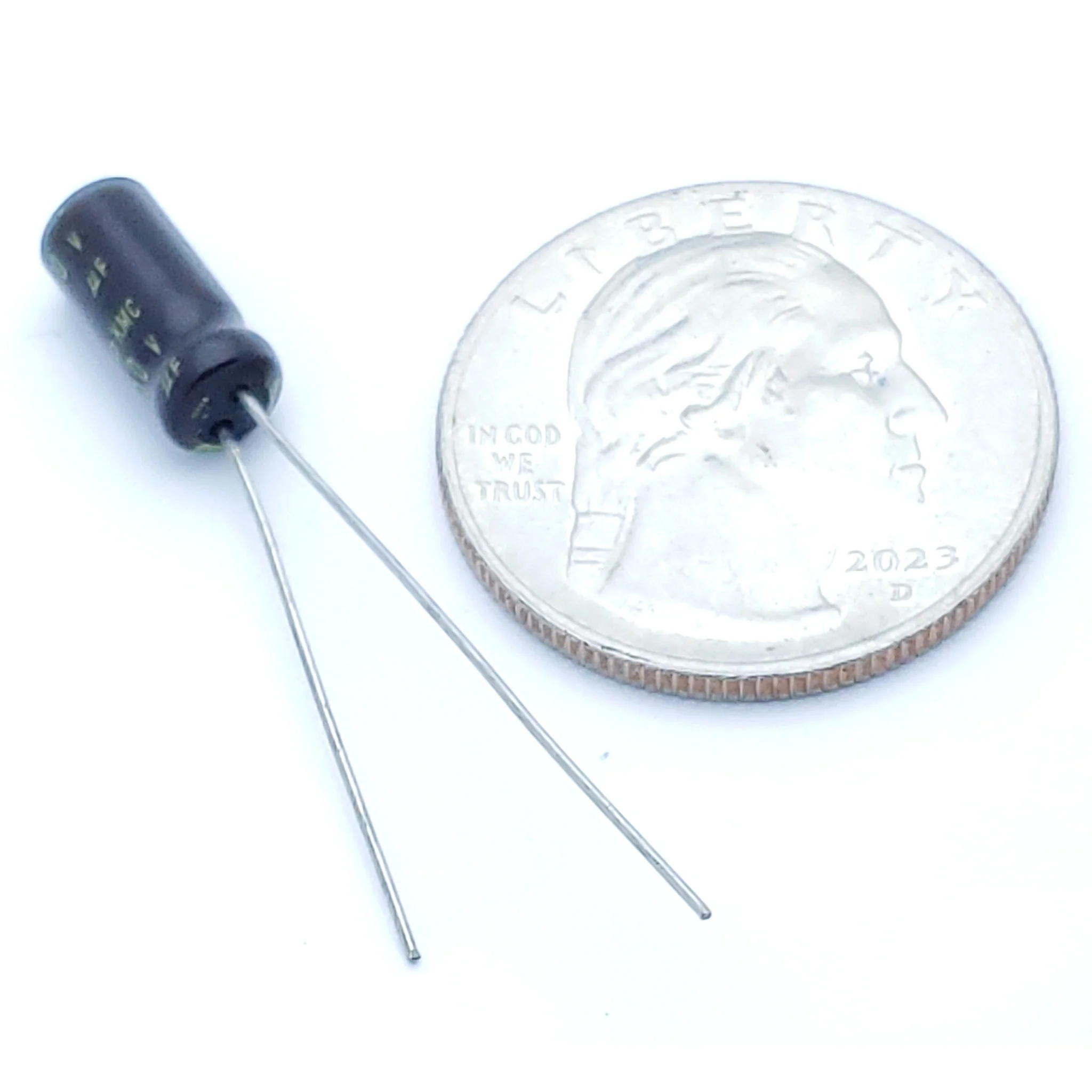 1uF 50 Volt Electrolytic Capacitor - Image 2