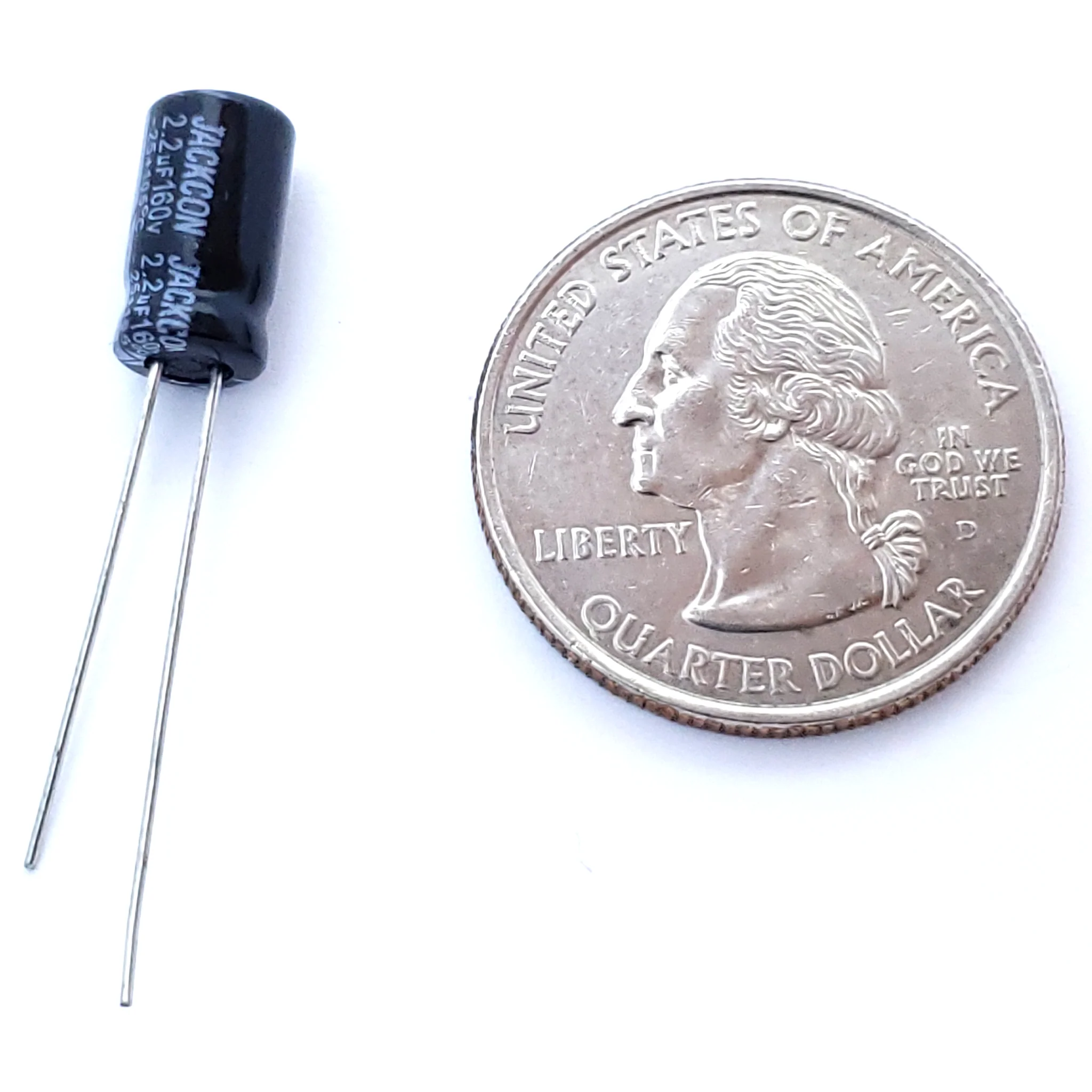 2.2uF 160 Volt Electrolytic Capacitor - Image 2