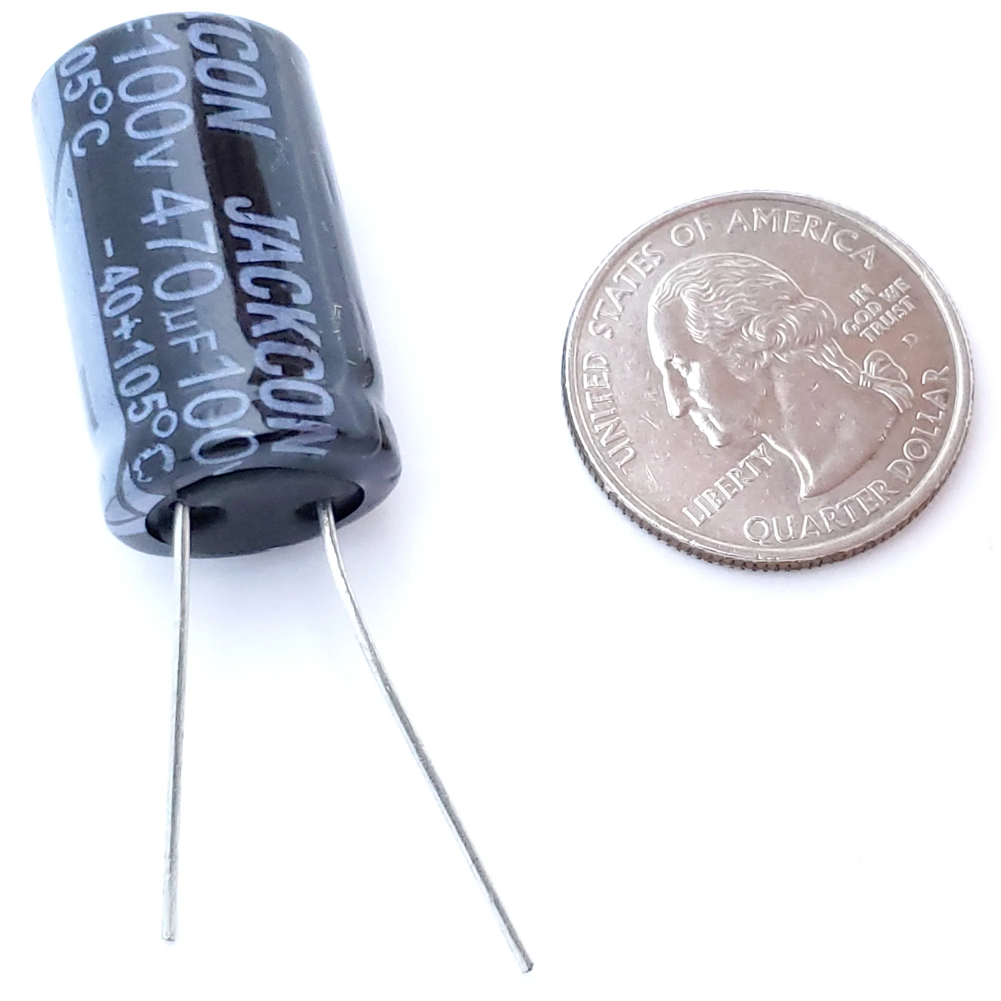 470uF 100 Volt Electrolytic Capacitor - Image 2