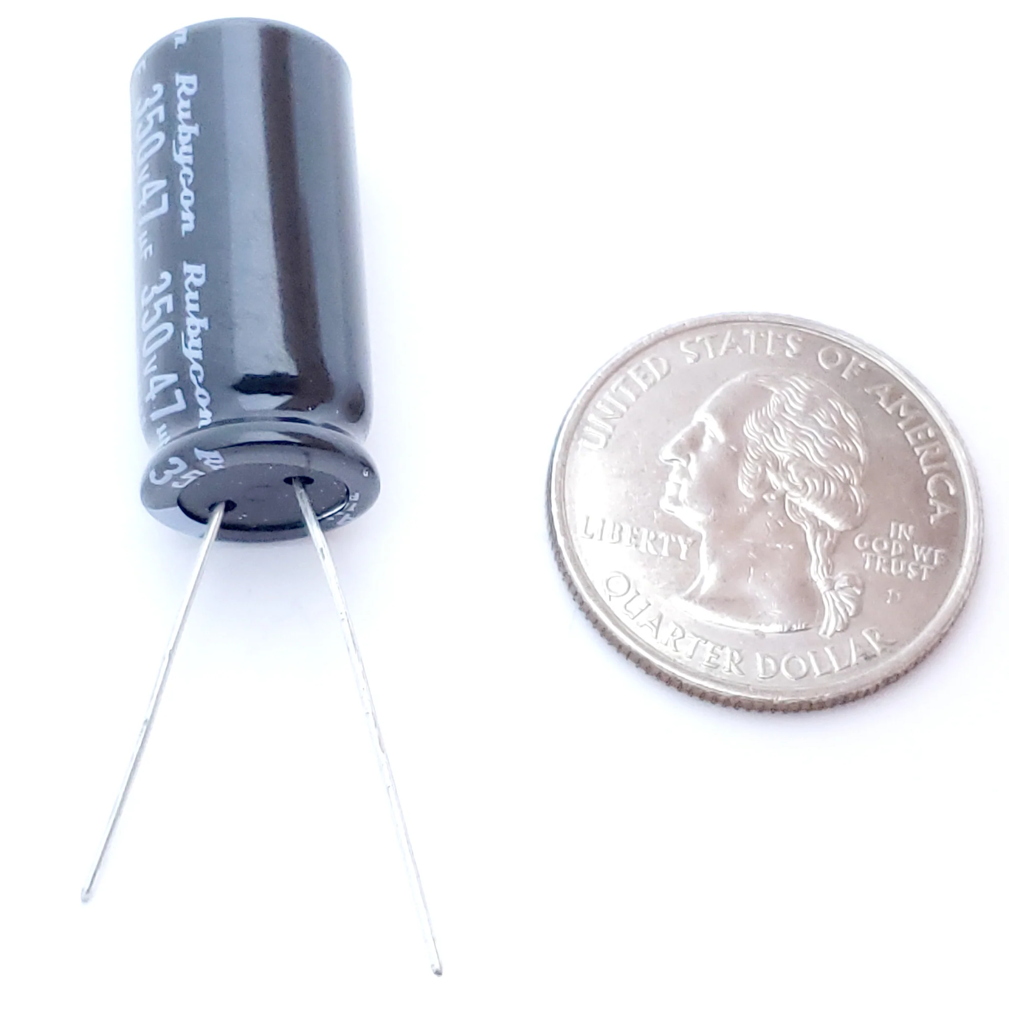 47uF 350 Volt Electrolytic Capacitor - Image 2