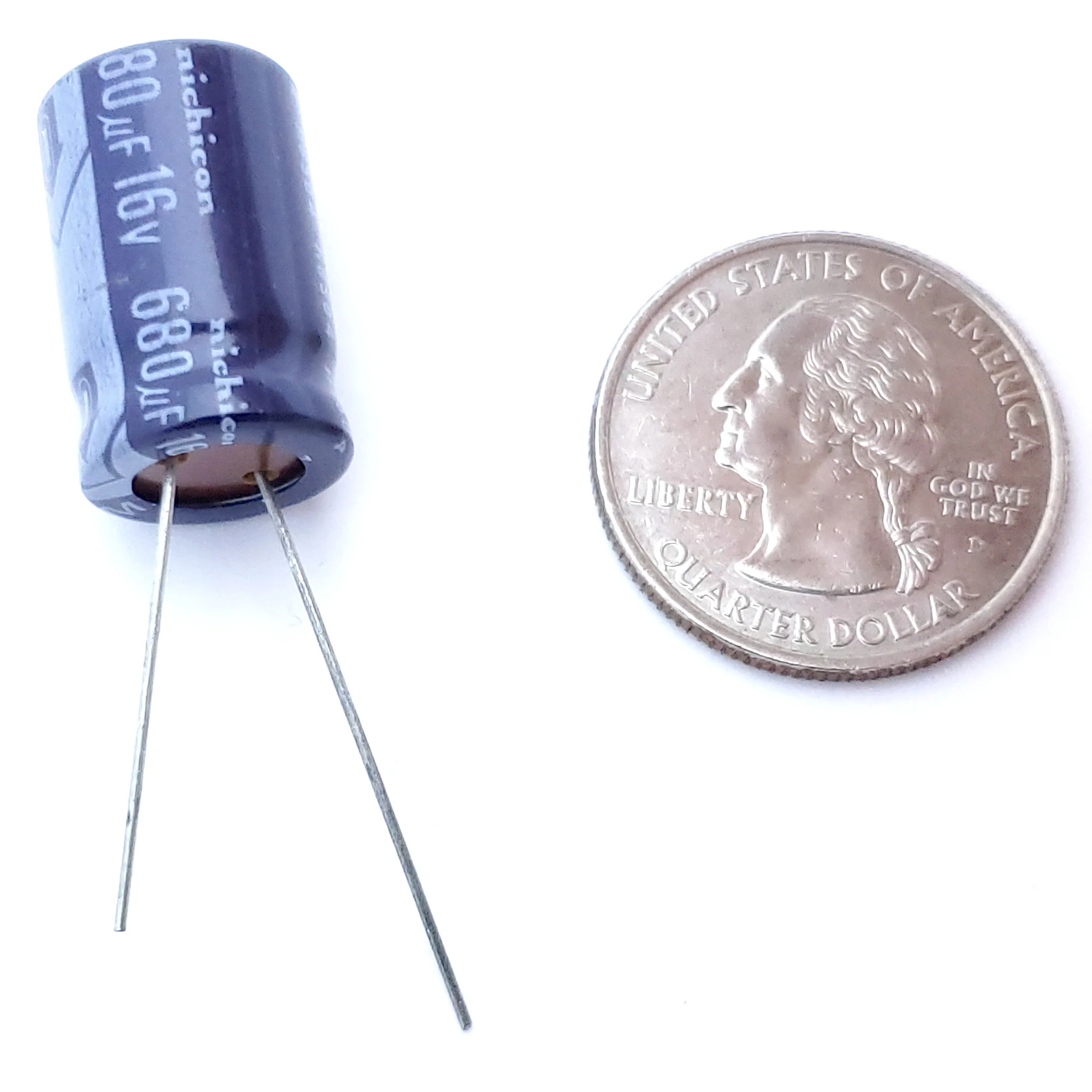 680uF 16 Volt Electrolytic Capacitor - Image 2
