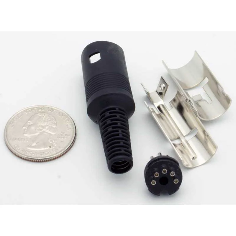 5 Pin DIN Male Inline Plug Connector - Image 3
