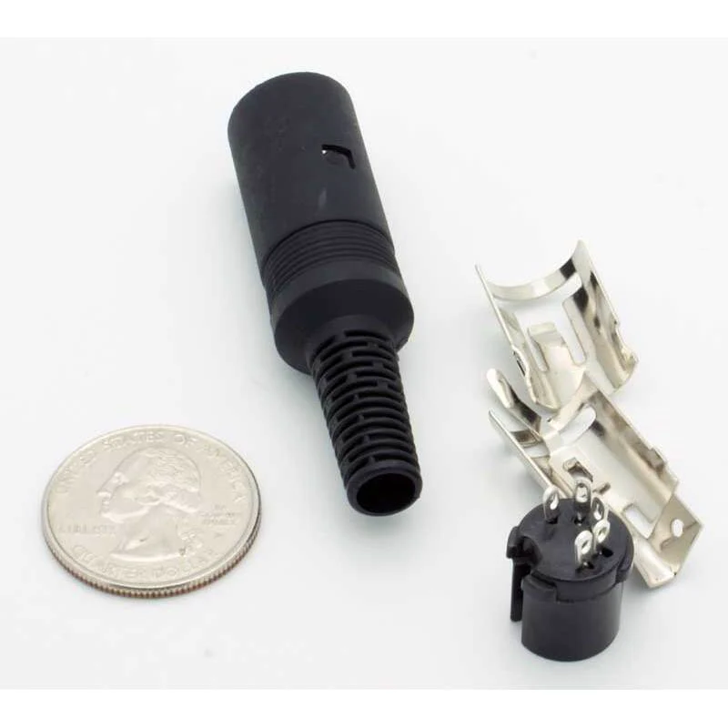 5 Pin DIN Female Inline Jack Connector - Image 3
