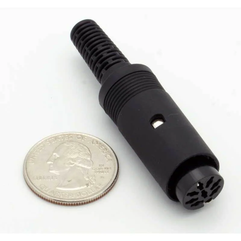 7 Pin DIN Female Inline Jack Connector - Image 2