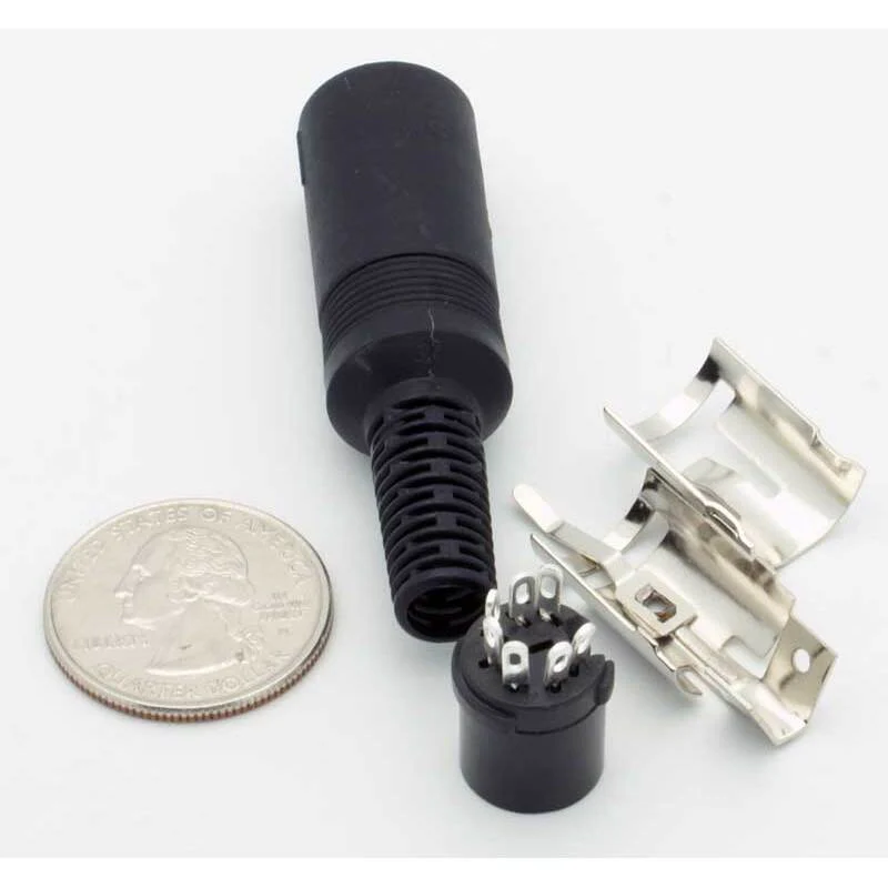 7 Pin DIN Female Inline Jack Connector - Image 3