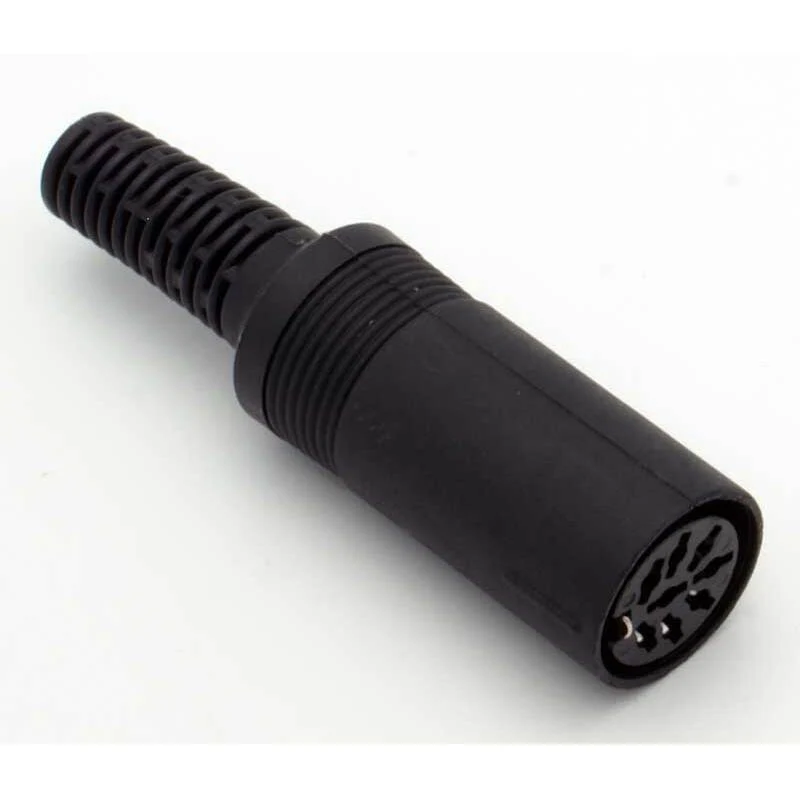 8 Pin DIN Female Inline Jack Connector