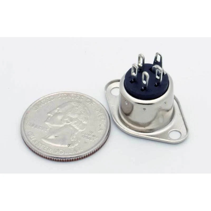 4 Pin DIN Female Panel Mount Jack - Image 3