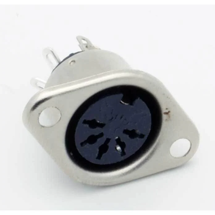 5 Pin DIN Female Panel Mount Jack