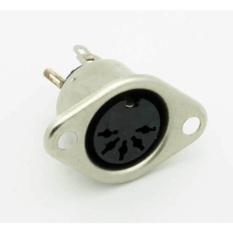 5 Pin DIN Female Panel Mount Jack - Image 2