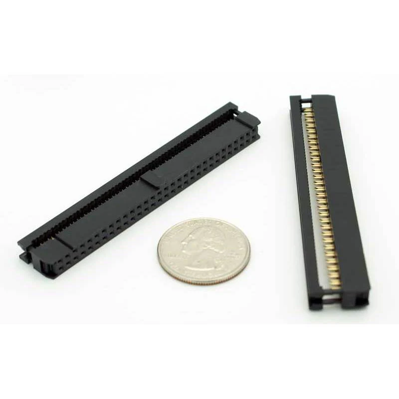 60 Pin IDC Female Socket Connector 0.1" (Keyed) - Image 2