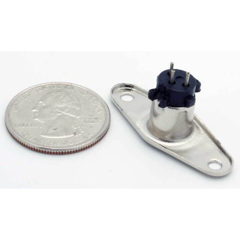 3 Pin Mini-DIN Female Panel Mount Jack - Image 3