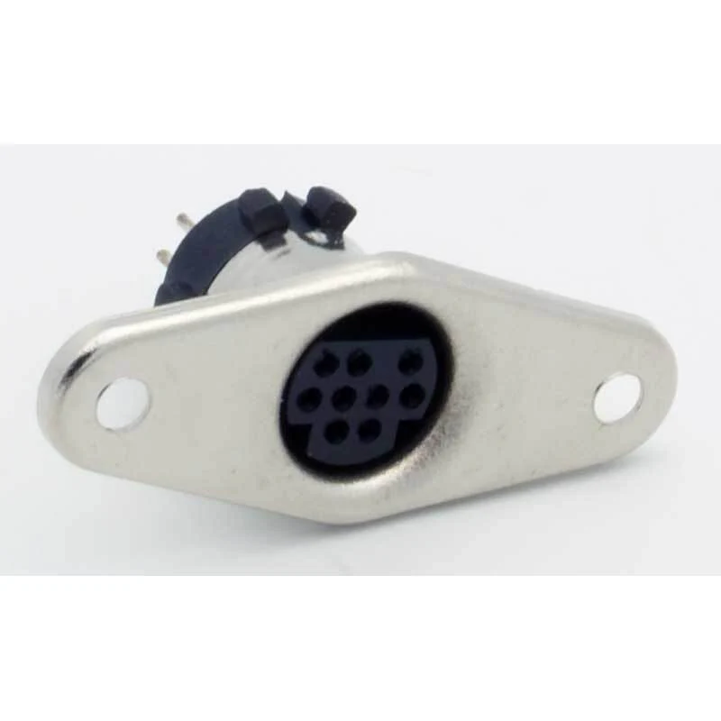 6 Pin Mini-DIN Female Panel Mount Jack