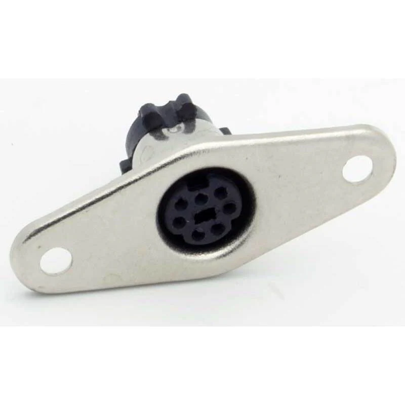 7 Pin Mini-DIN Female Panel Mount Jack