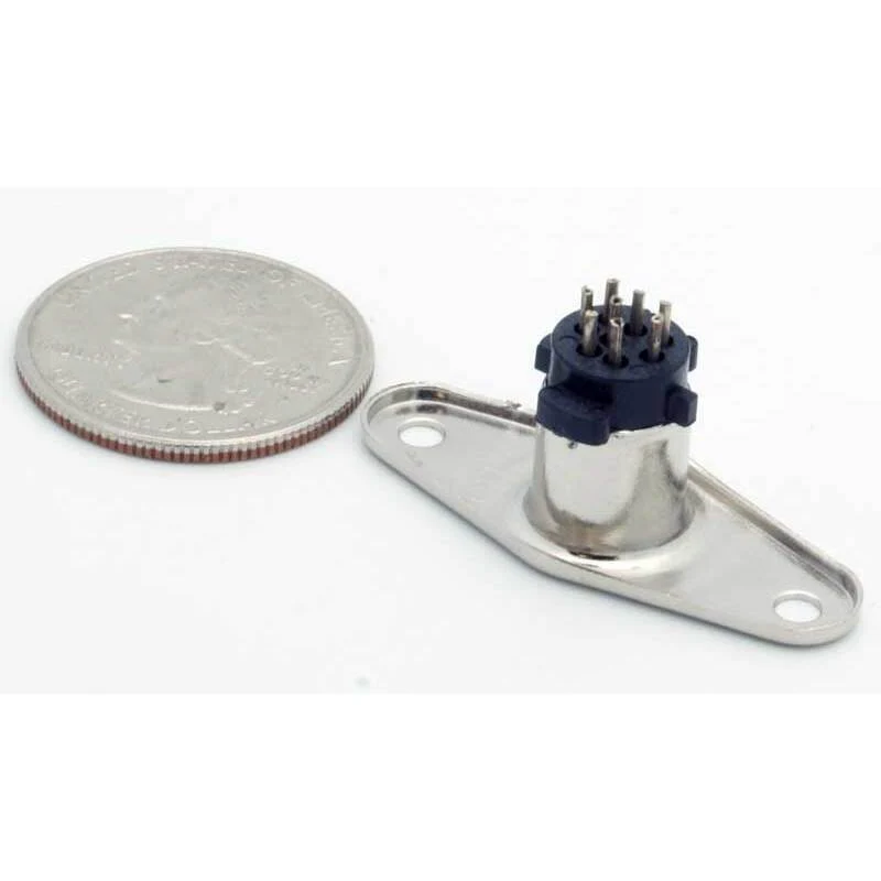 8 Pin Mini-DIN Female Panel Mount Jack - Image 3