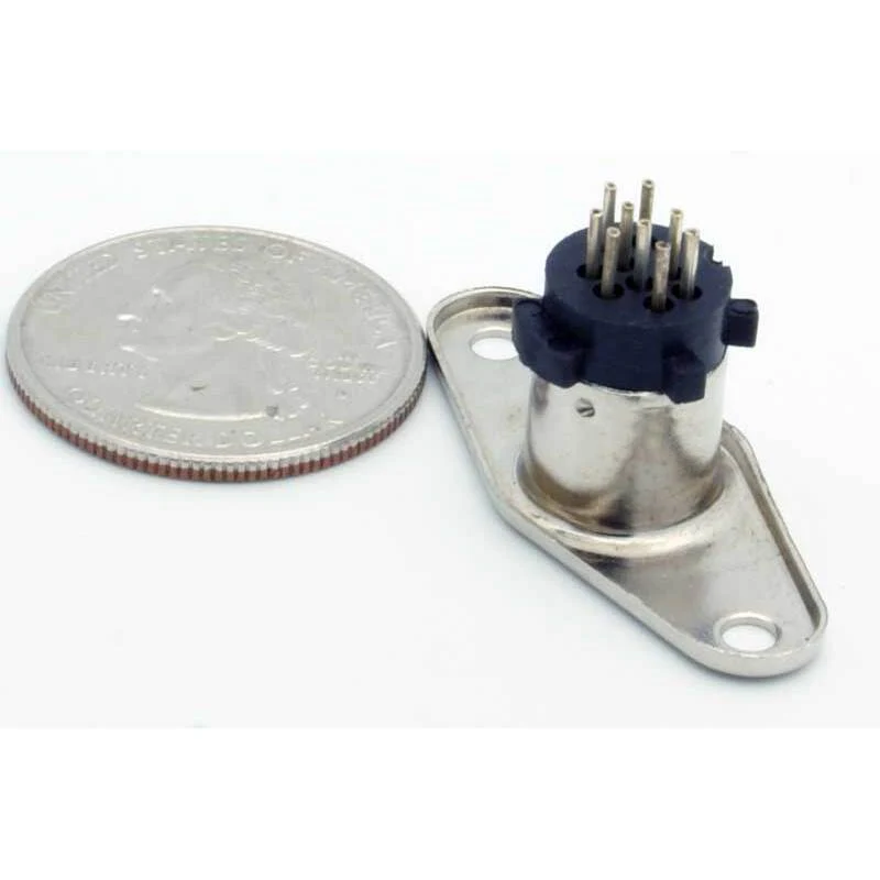 9 Pin Mini-DIN Female Panel Mount Jack - Image 3